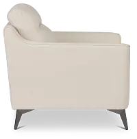 Talia Light Beige Fabric Chair