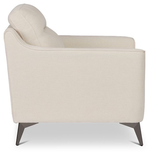 Talia Light Beige Fabric Chair