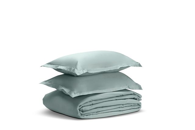 Egyptian Cotton Blue 400 Thread Duvet Set