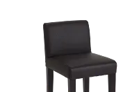 Cane Dark Brown Micro 30" Upholstered Barstool