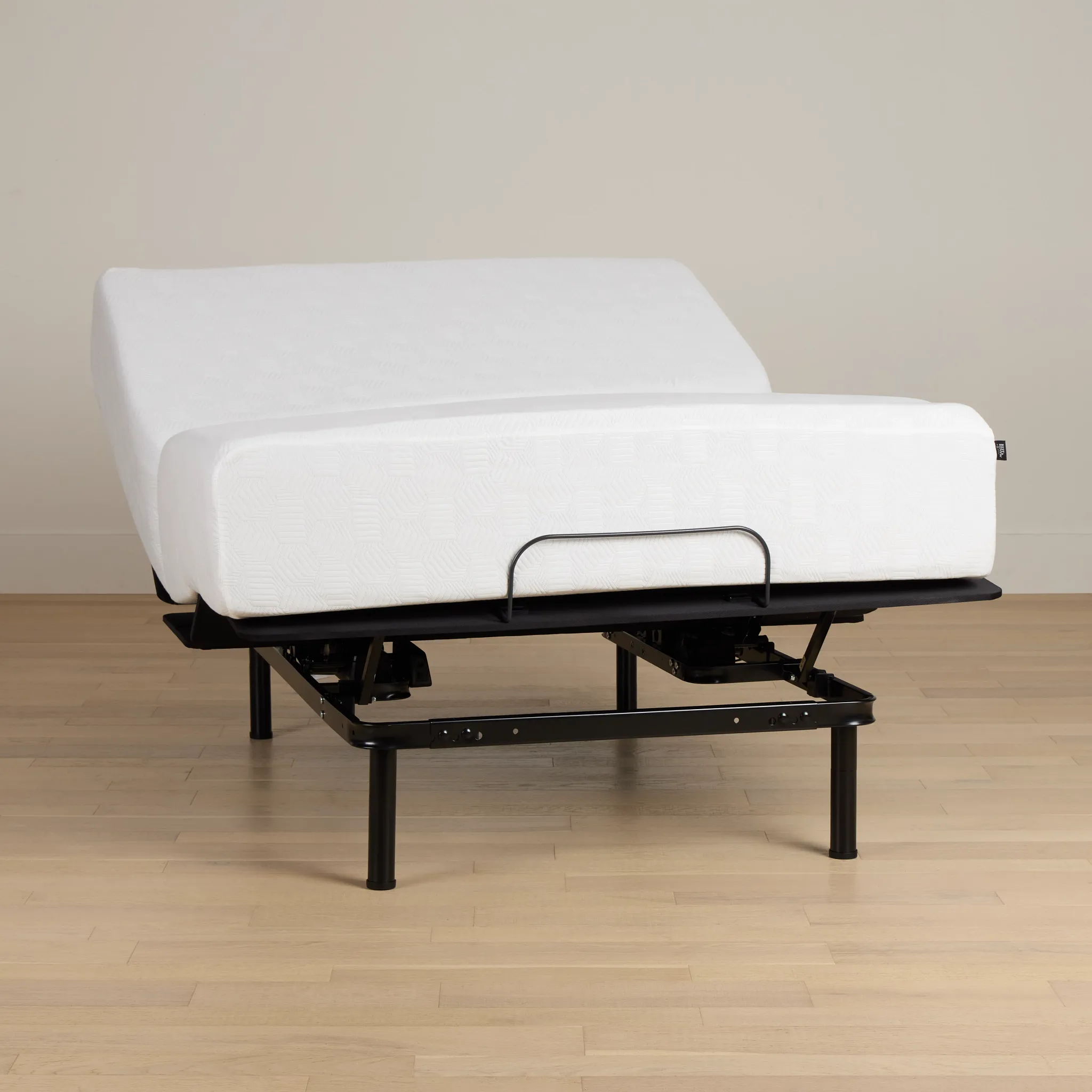 Rest & Renew By Zinus Gel Memory Foam Mattress 14" Plush Slat Adjustable Mattress Set