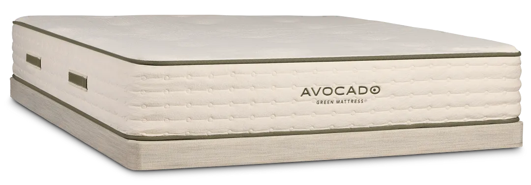 Avocado Green Firm Low-profile Mattress Set