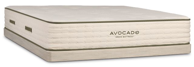 Avocado Green Firm Low-profile Mattress Set