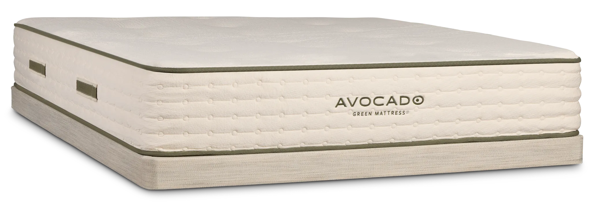 Avocado Green Firm Low-profile Mattress Set