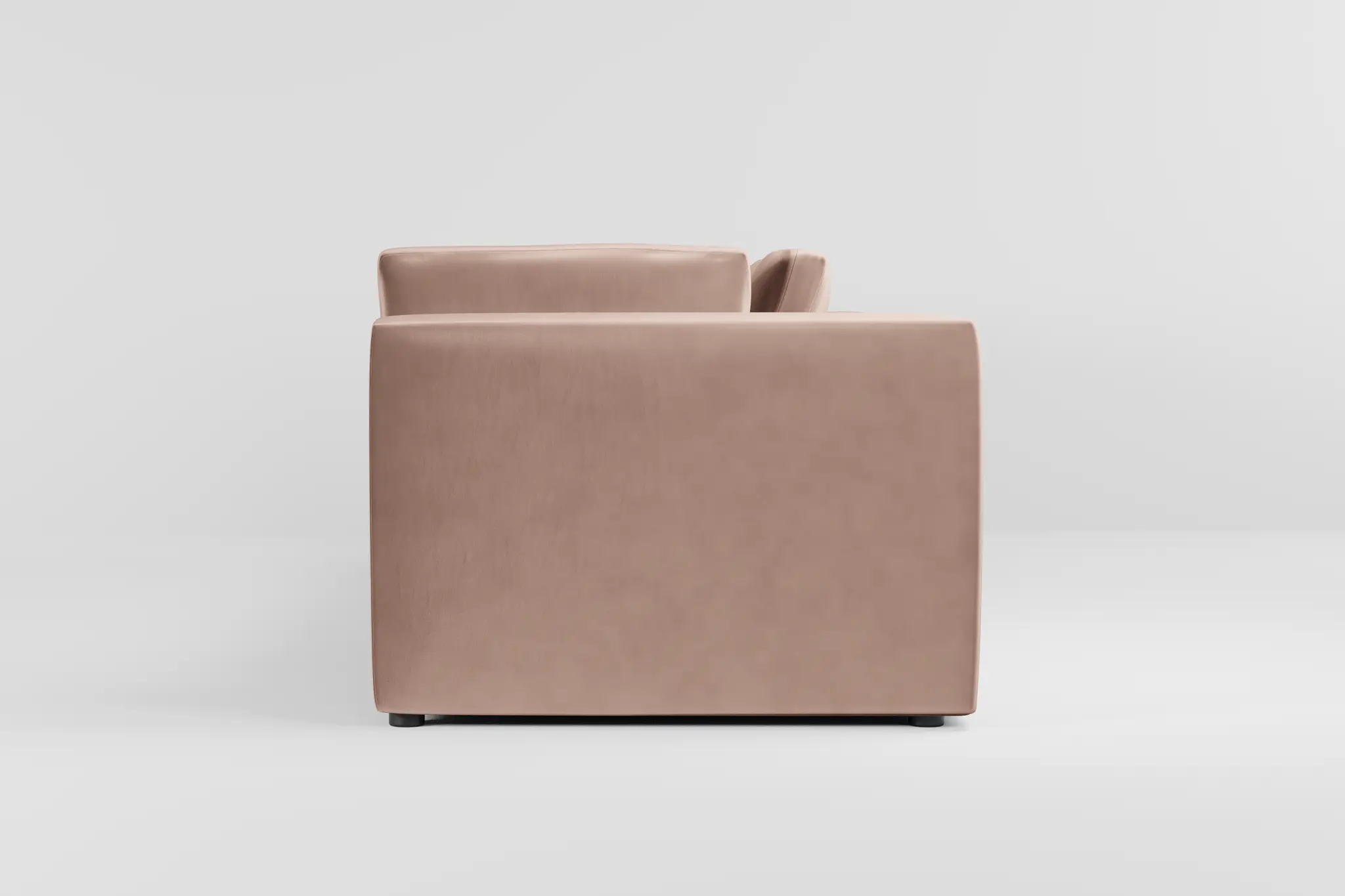 Destin Joya Light Pink Velvet 3-piece Modular Sofa Destin Joya Light Pink Velvet 3-piece Modular Sofa