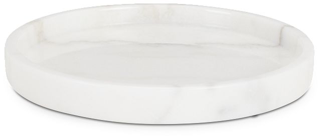 Idaho White Marble Tray