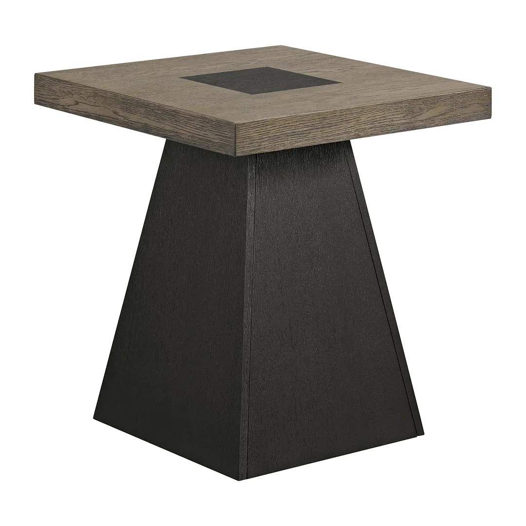 Kavi Two-Tone Square End Table