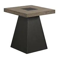 Kavi Two-Tone Square End Table