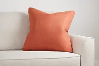 Zeke Orange 24" Accent Pillow