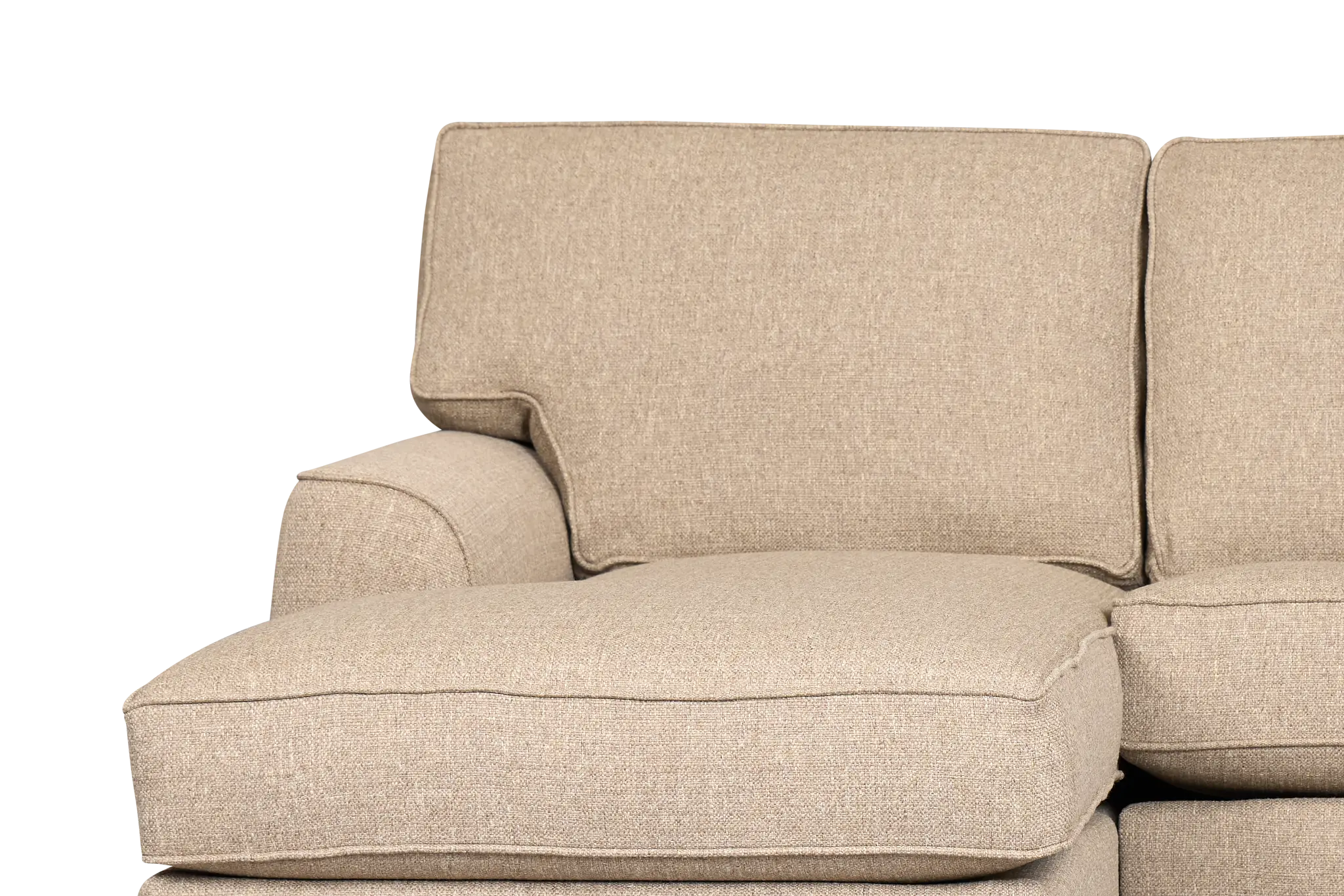 Sinclair Brown Fabric Left Chaise Memory Foam Sleeper Sectional Sinclair Brown Fabric Left Chaise Memory Foam Sleeper Sectional