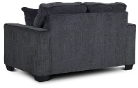 Altari Dark Gray Micro Loveseat