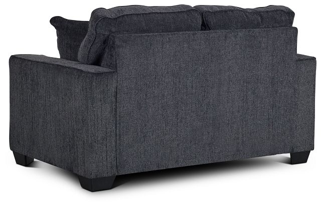 Altari Dark Gray Micro Loveseat