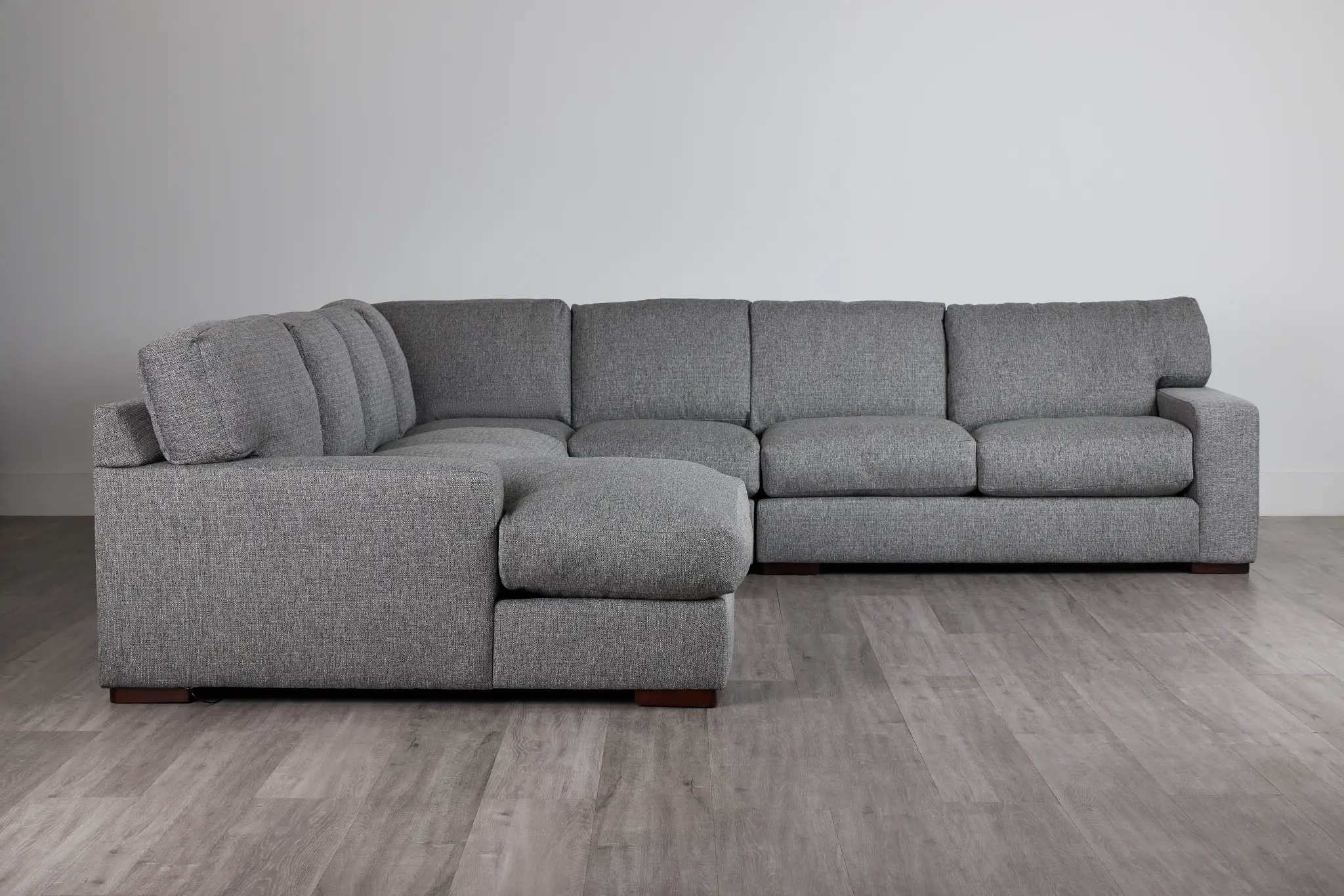 Veronica Dark Gray Down Large Left Chaise Sectional Veronica Dark Gray Down Large Left Chaise Sectional