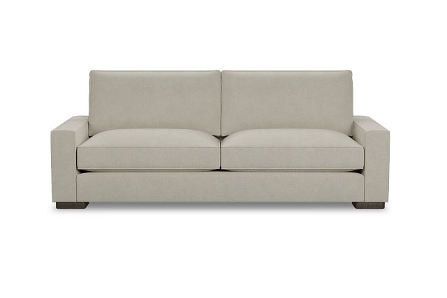 Edgewater Suave Beige 96" Sofa W/ 2 Cushions