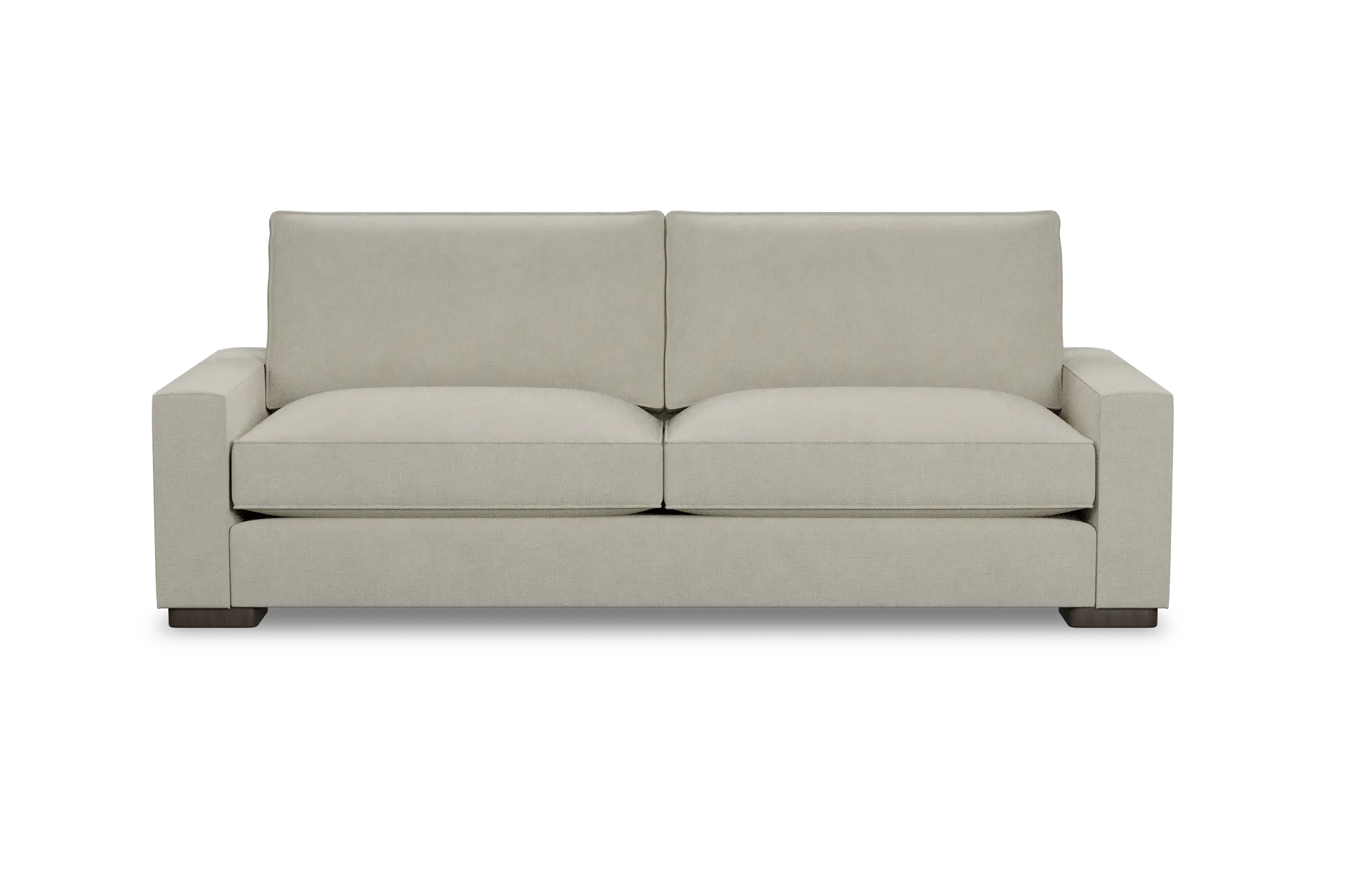 Edgewater Suave Beige 96" Sofa W/ 2 Cushions Edgewater Suave Beige 96" Sofa W/ 2 Cushions