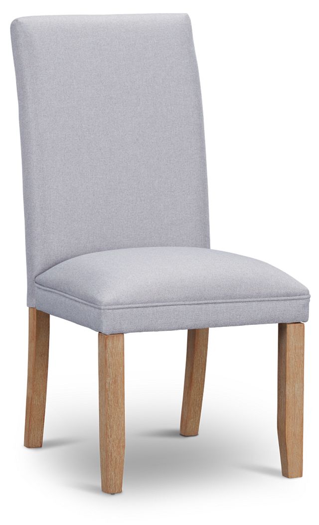 Dublin Light Gray Light Tone Upholstered Side Chair