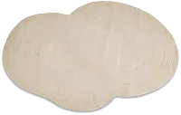 Anat White 9x13 Area Rug