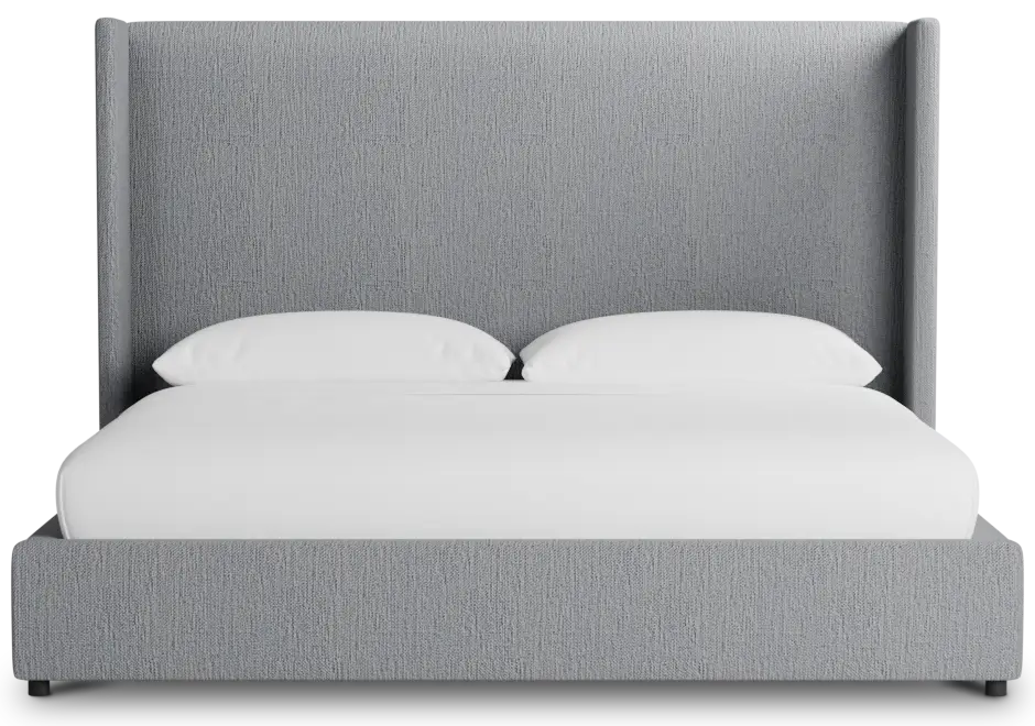 Captiva Revenue Gray 60" Upholstered Shelter Bed Captiva Revenue Gray 60" Upholstered Shelter Bed