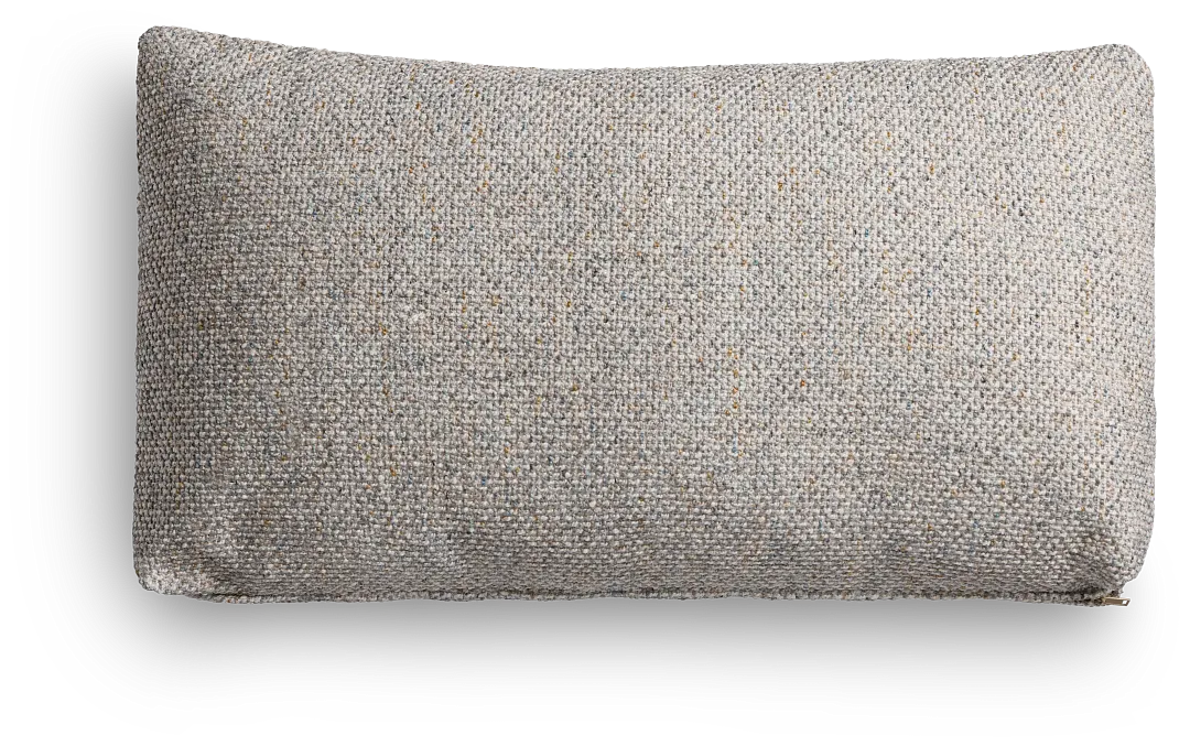 Nova Gray Lumbar Accent Pillow