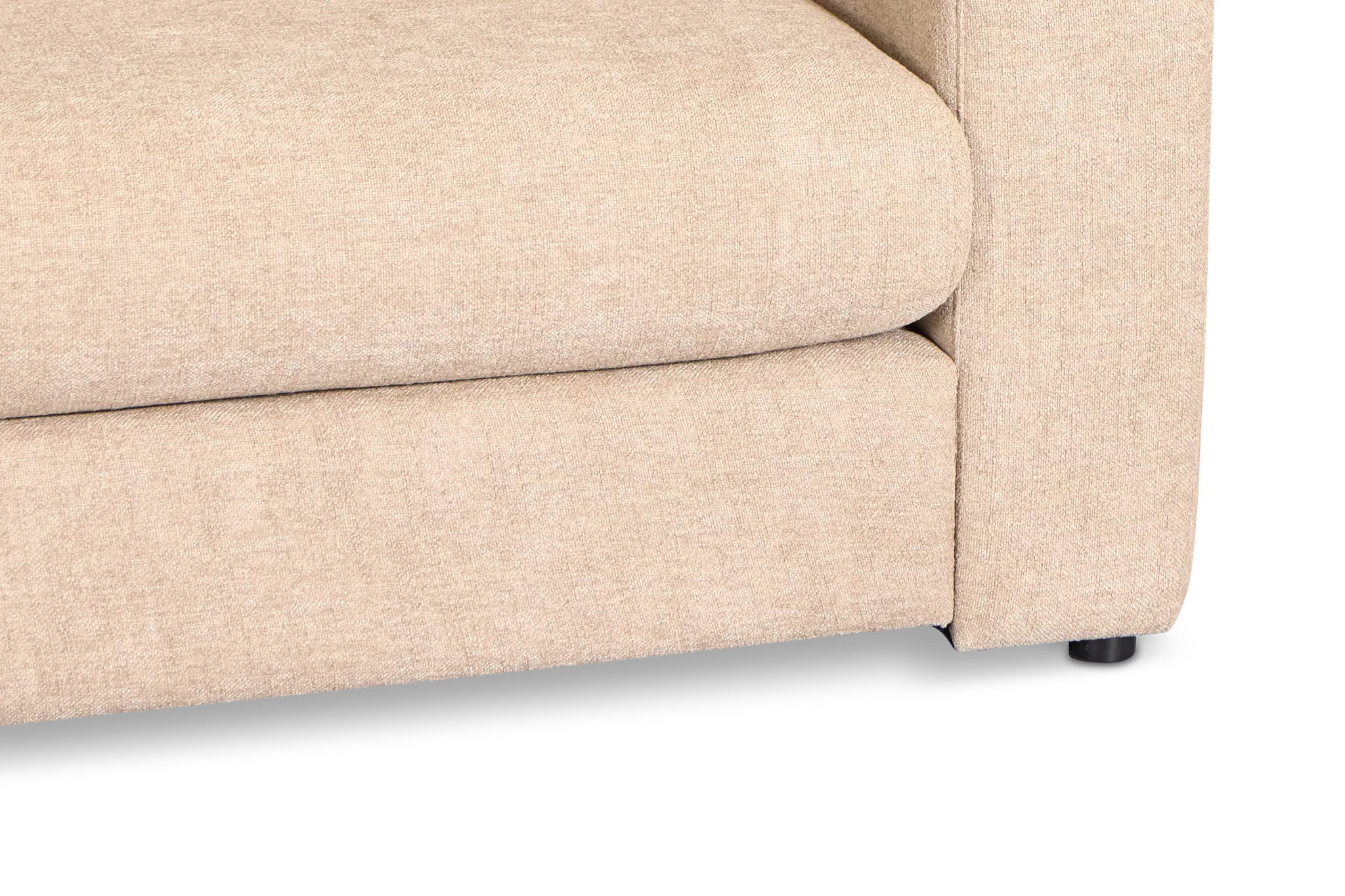 Alma Taupe Fabric Left Chaise Sectional Alma Taupe Fabric Left Chaise Sectional