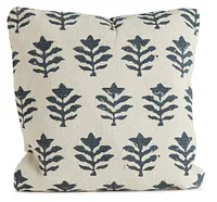 Jaime Blue Square Accent Pillow