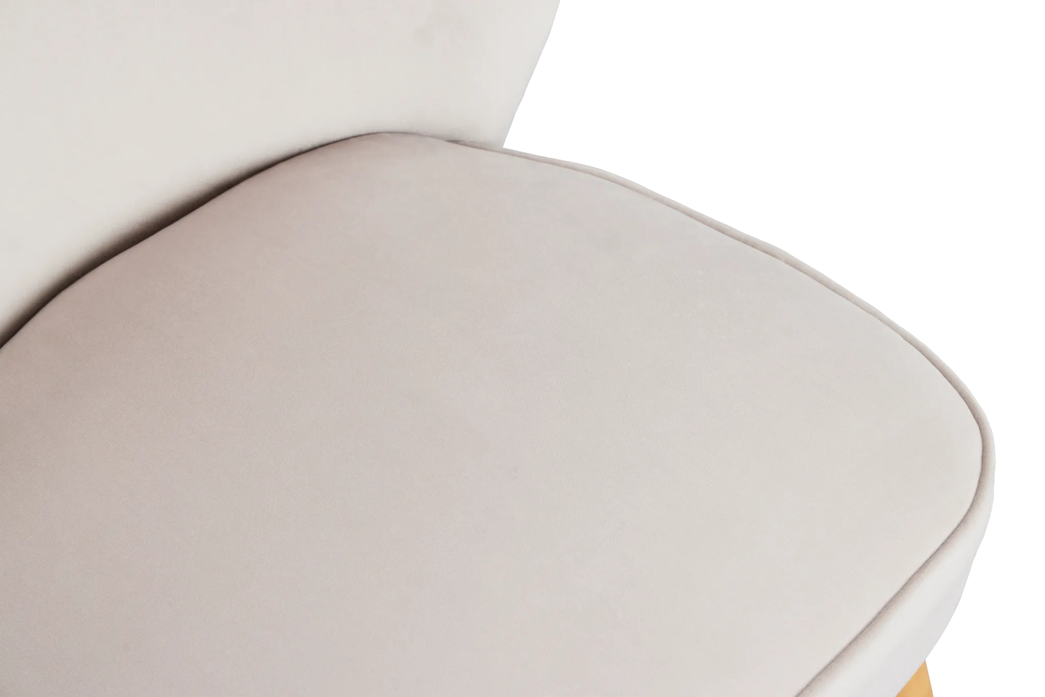 Kate Light Gray Velvet Accent Chair