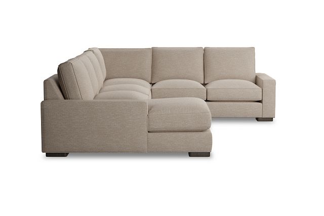 Edgewater Victory Taupe Medium Left Chaise Sectional