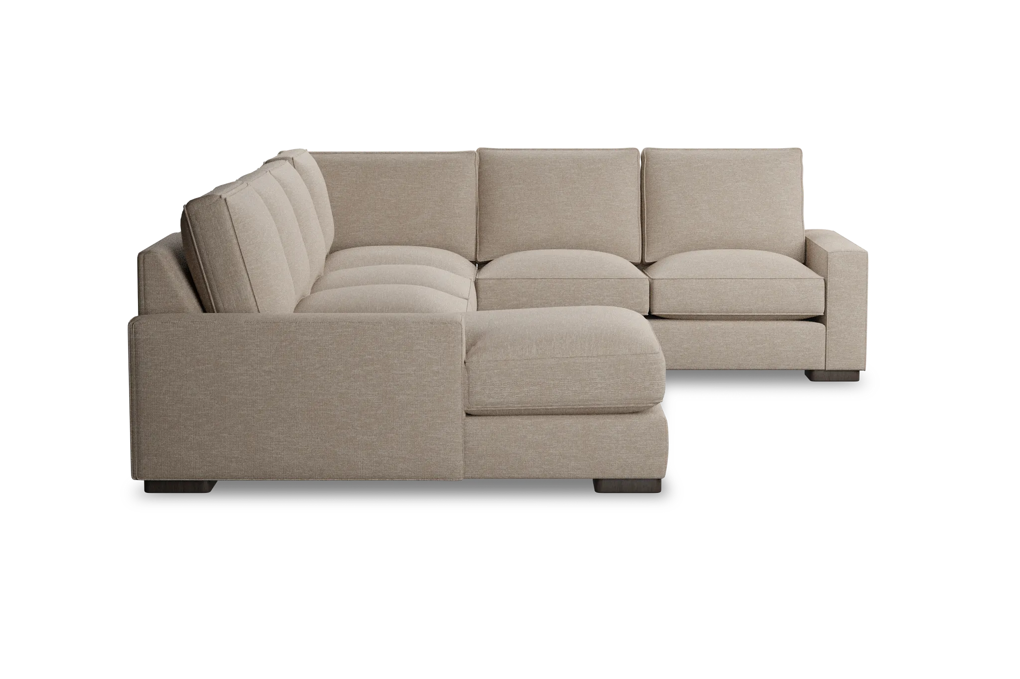 Edgewater Victory Taupe Medium Left Chaise Sectional