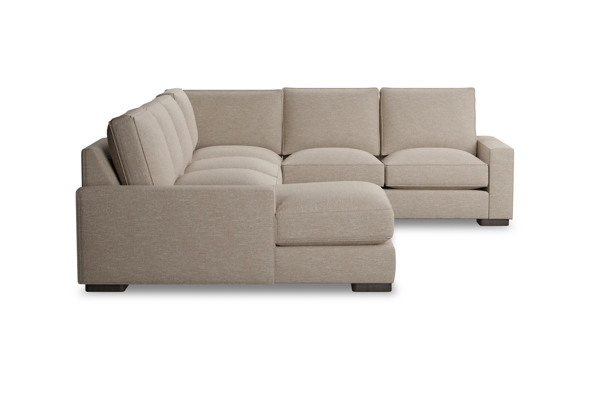 Edgewater Victory Taupe Medium Left Chaise Sectional Edgewater Victory Taupe Medium Left Chaise Sectional