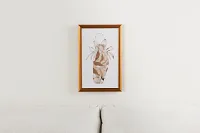 Clarisse Brown Canvas Wall Art