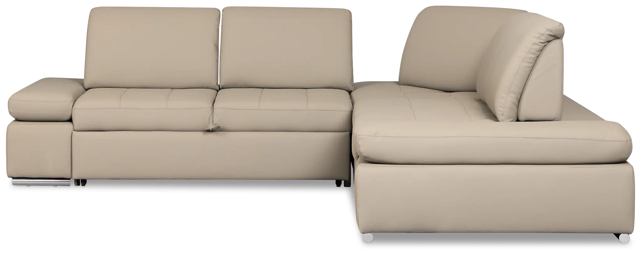 Eden Gray Micro Small 2-arm Left Sleeper Sectional Eden Gray Micro Small 2-arm Left Sleeper Sectional
