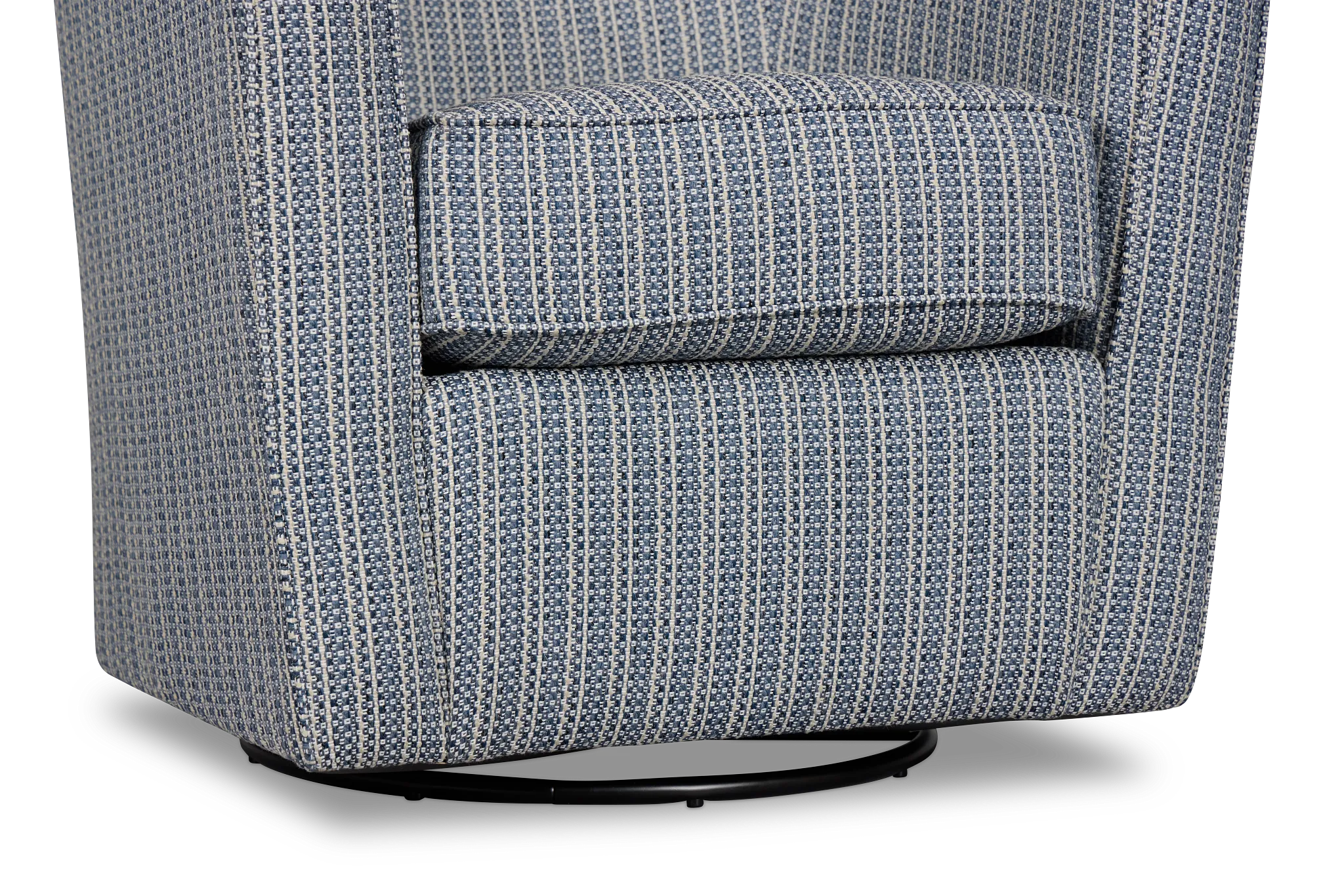 Driftwood Blue Glider Swivel Chair