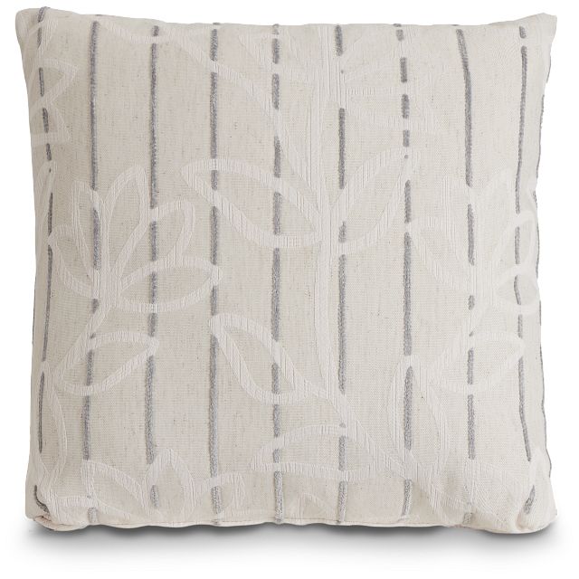 Beca Gray Fabric 20" Accent Pillow (1)