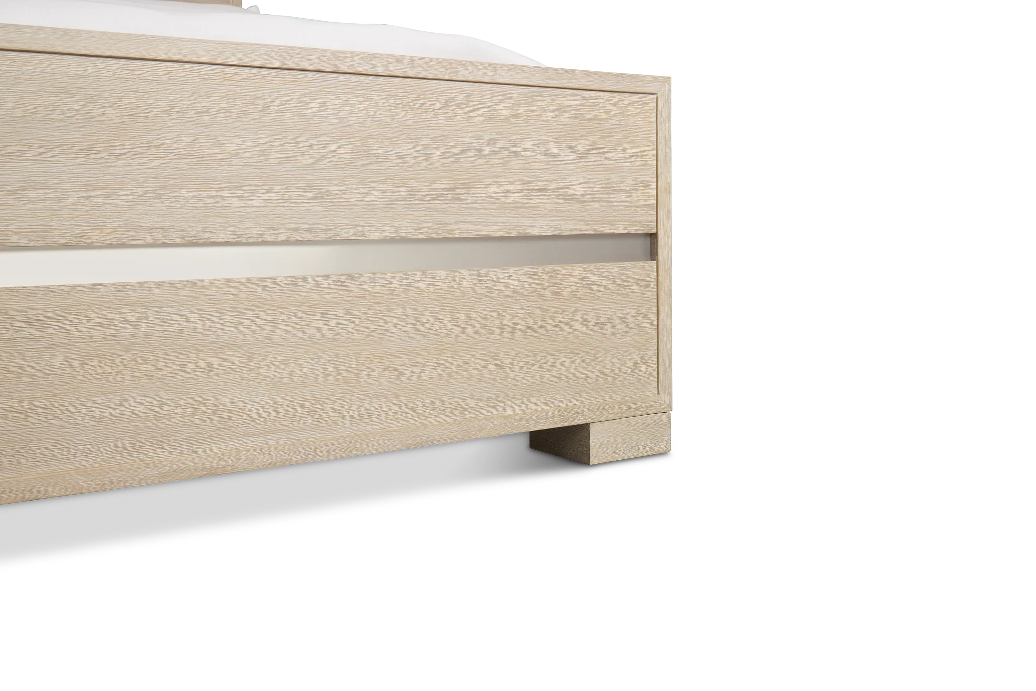 Miramar Light Tone Panel Bed