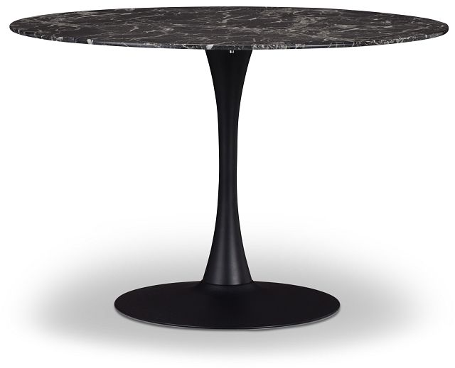 Brela Black Marble Round Table (1)