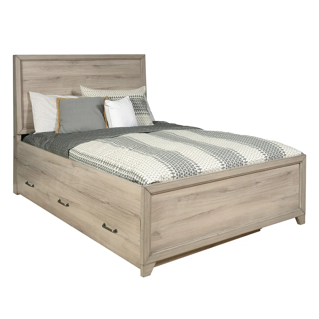 Rivercreek Gray Wood Panel Trundle Bed