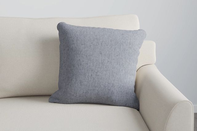 Noah Dark Gray 20" Accent Pillow