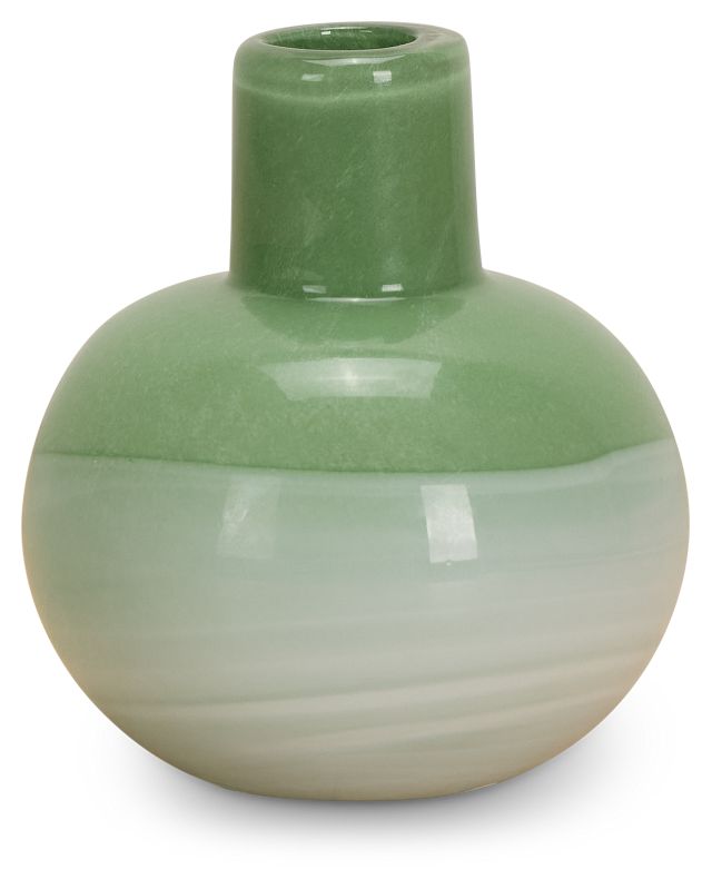 Buble Small Dk Green Vase