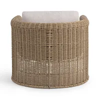 Panther Beige Woven Cushioned Chair