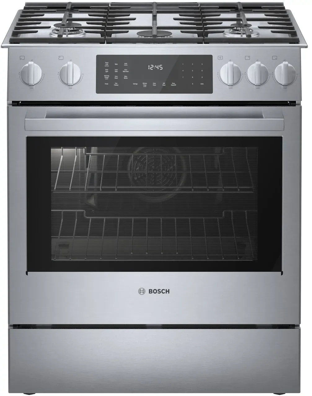Bosch 800 Series Stainless Steel 30" Dual Fuel Range