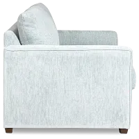 Shore Light Blue Fabric Cooling Memory Foam Sleeper