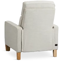Bayside Light Beige Fabric Power Recliner