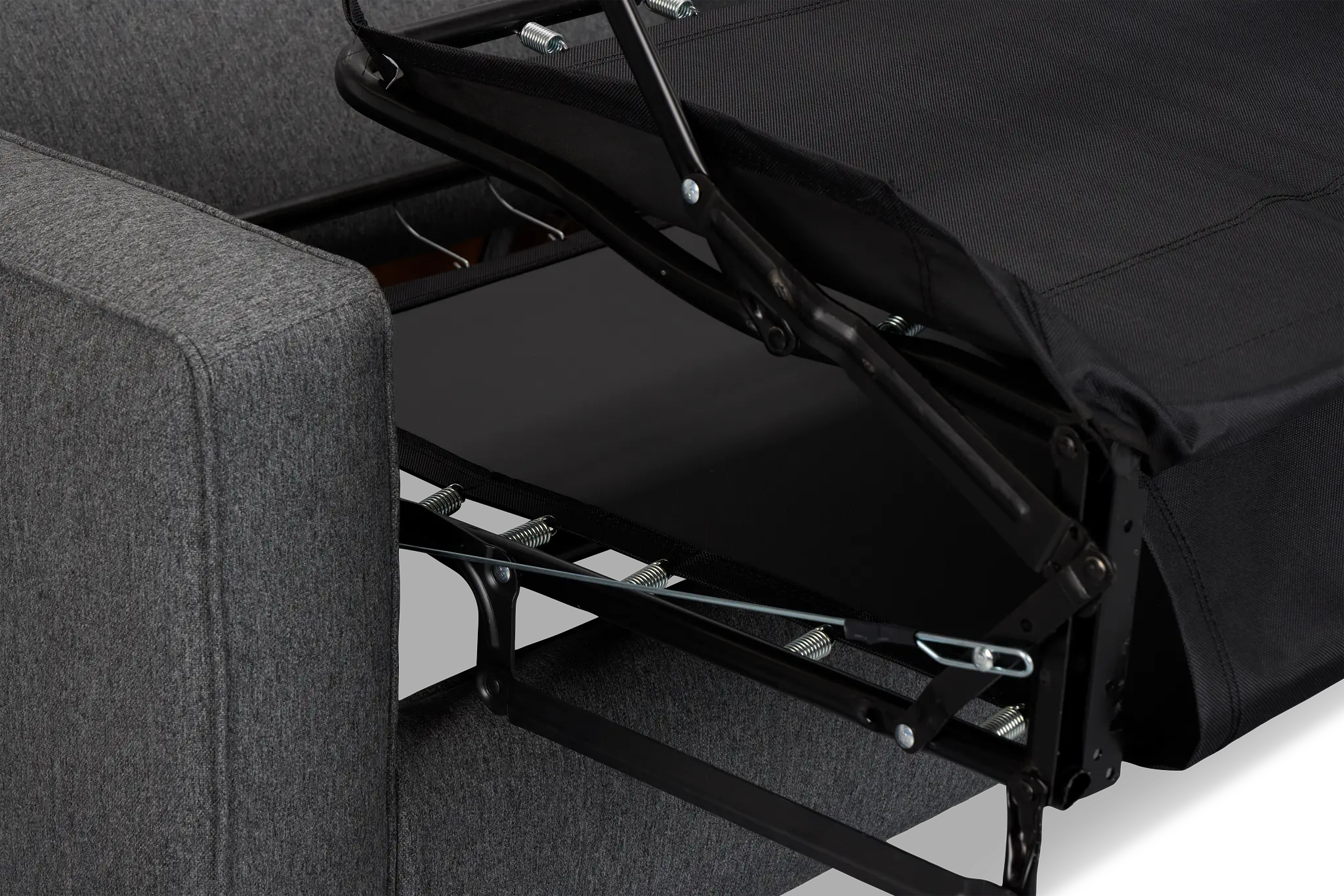Siesta Delray Dark Gray Small Innerspring Sleeper Siesta Delray Dark Gray Small Innerspring Sleeper