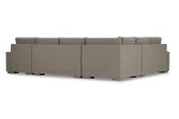 Edgewater Elite Brown Medium Right Chaise Sectional