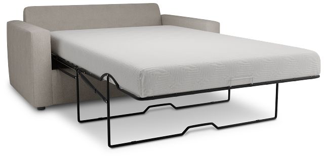 Siesta Revenue Beige Fabric Cooling Memory Foam Sleeper