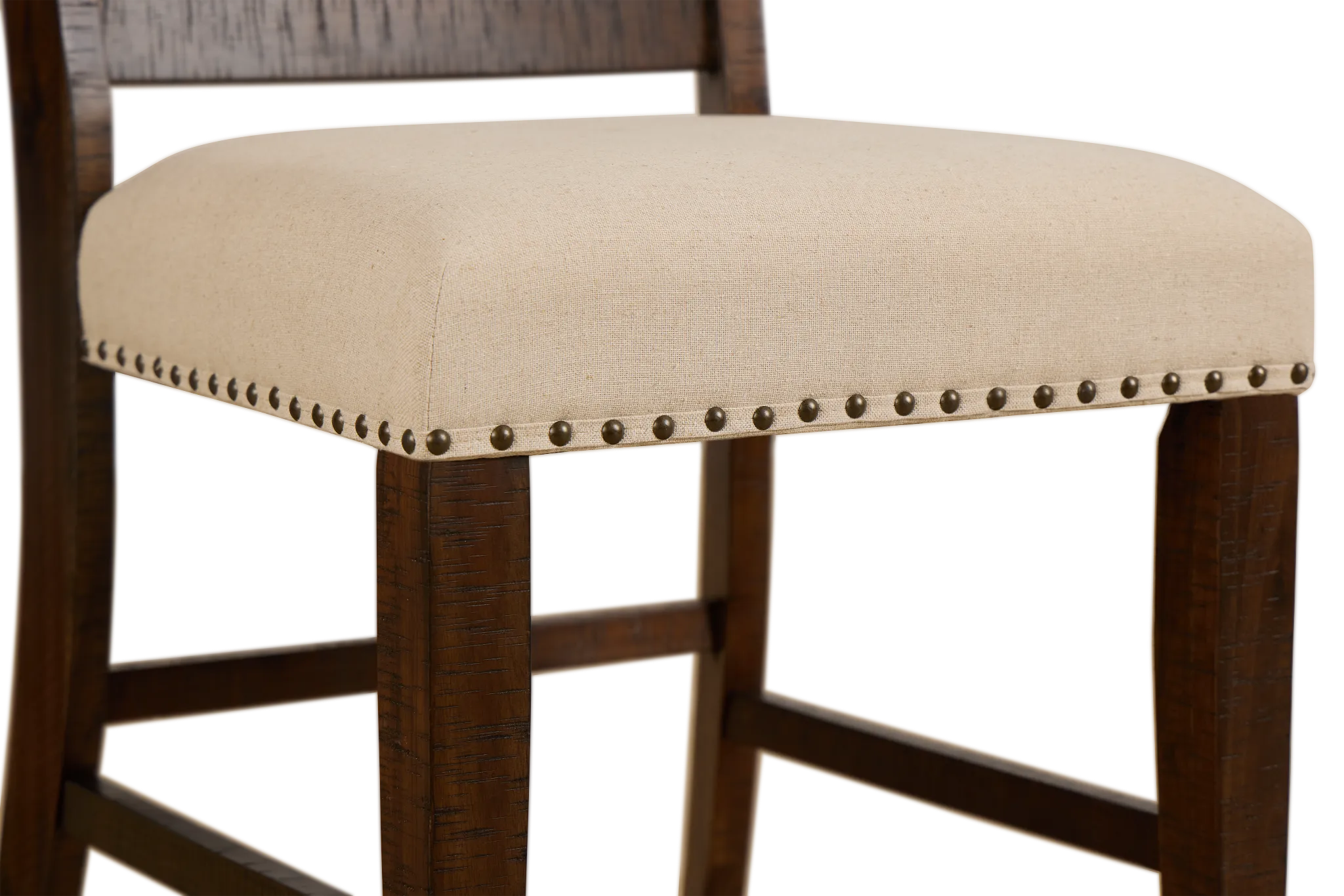Joplin Dark Tone 24" Upholstered Barstool