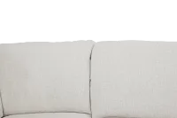 Veronica White Down Left Chaise Sectional