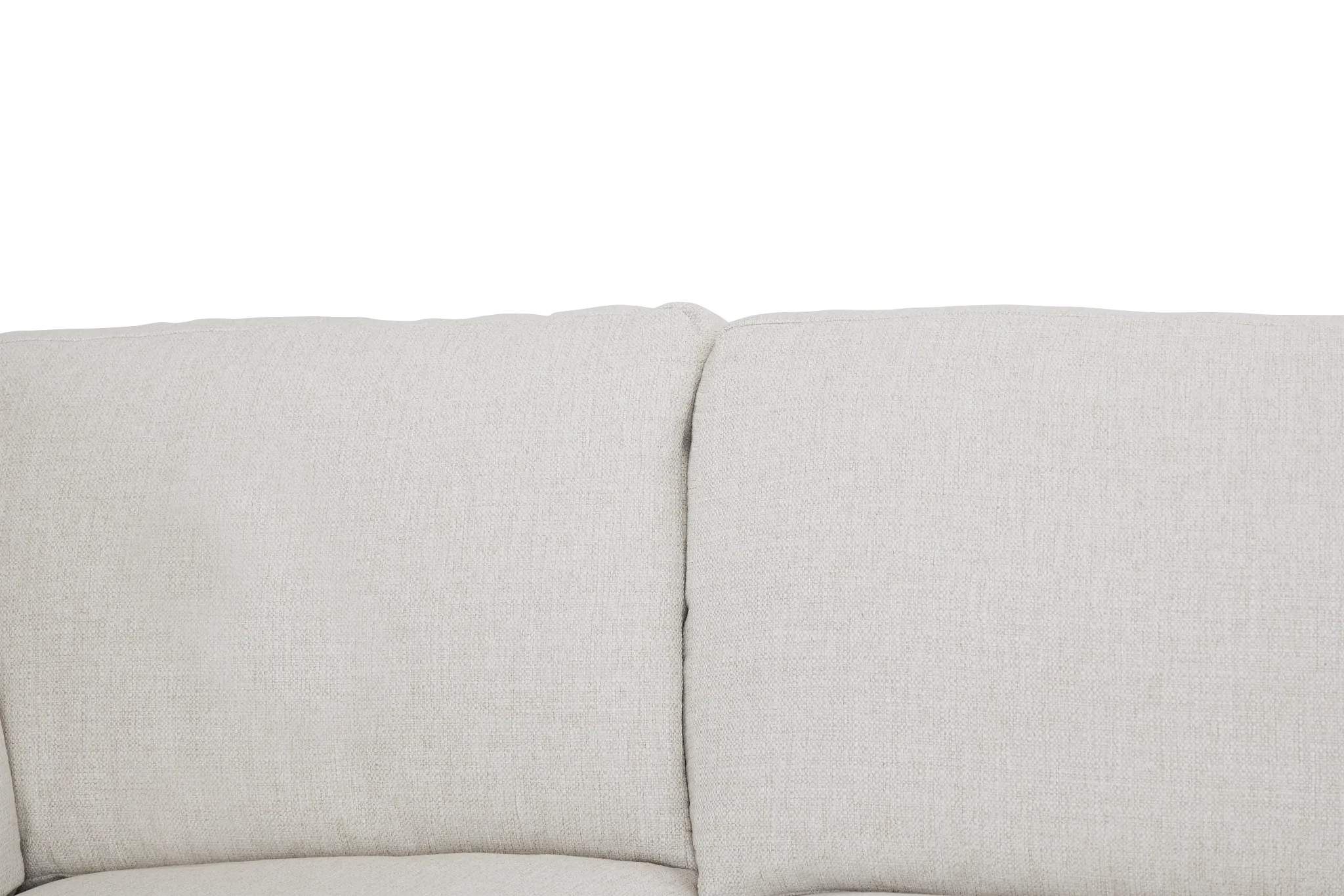 Veronica White Down Left Chaise Sectional