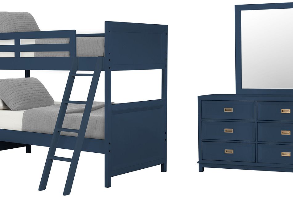 bunk bed and dresser set