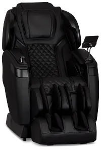 Qi Se Duo Black Micro Massage Chair